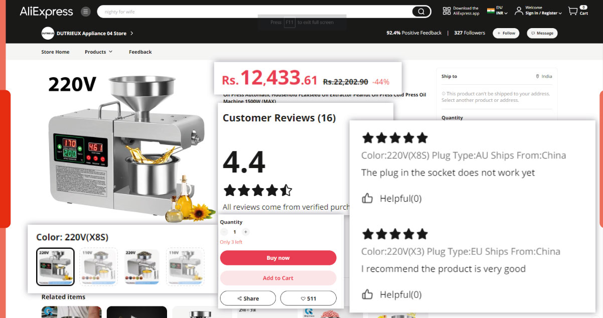 Scrape-AliExpress-Reviews-By-Doing-Consumer-Sentiments-for-Informed-Business-Strategies